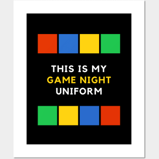 GAME NIGHT tee Posters and Art